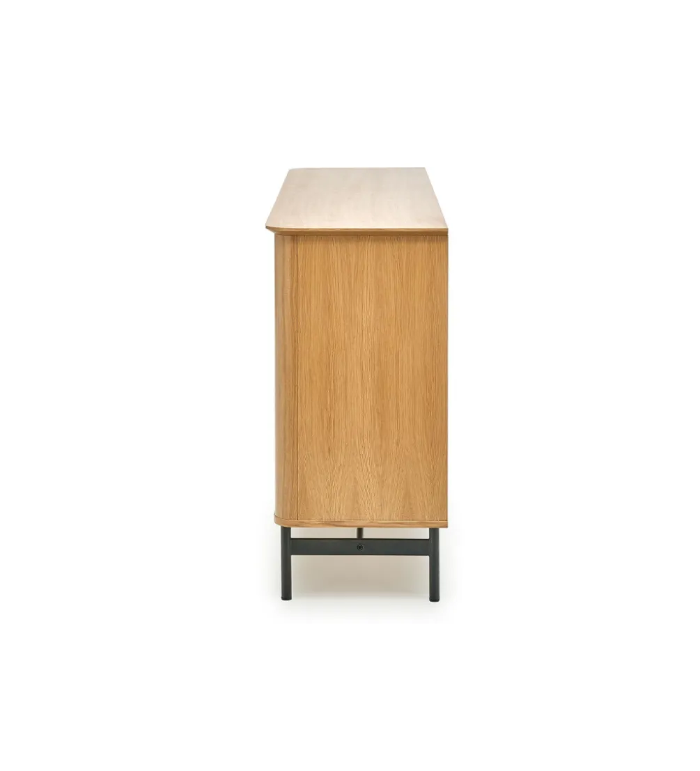 Komoda ESPERO 184 cm dąb sękaty w kolorze bianco