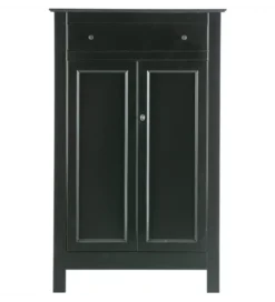 Komoda EVA 150 cm drewno sosna czarna