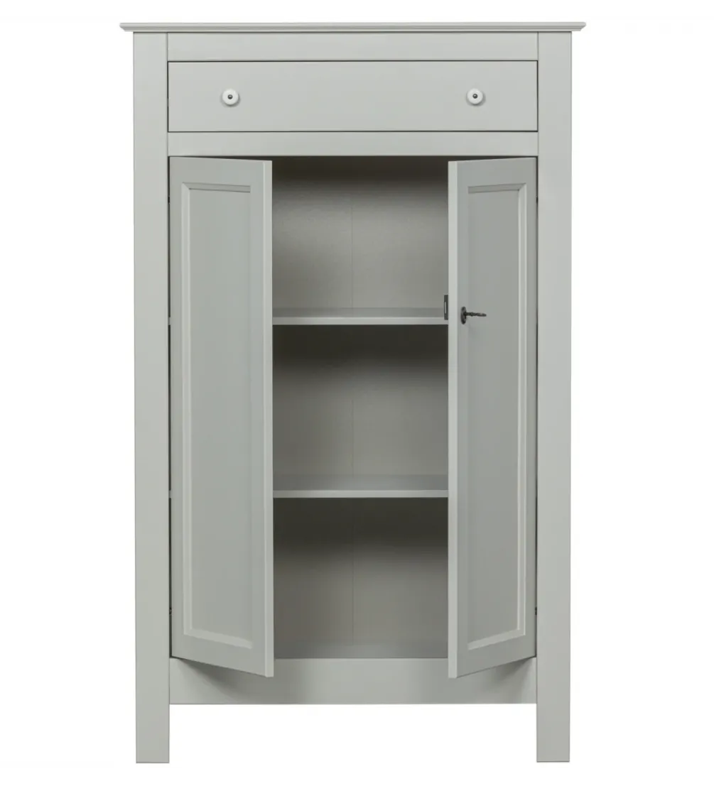 Komoda EVA 150 cm drewno sosna mist