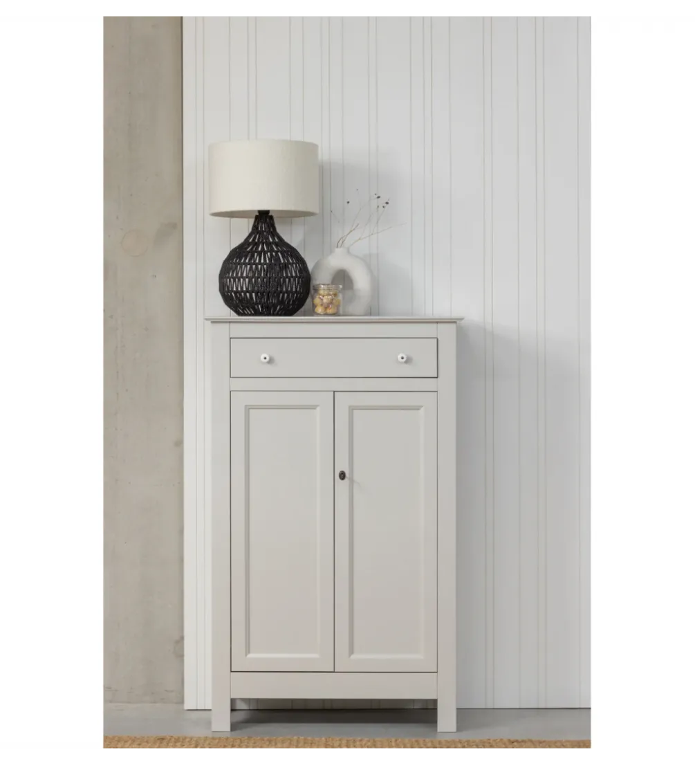 Komoda EVA 150 cm drewno sosna mist