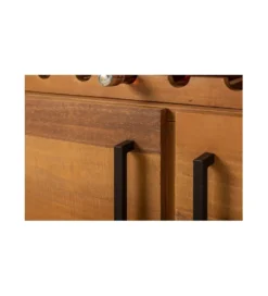 Komoda FACTORY Thor 195 cm drewno sosna brąz