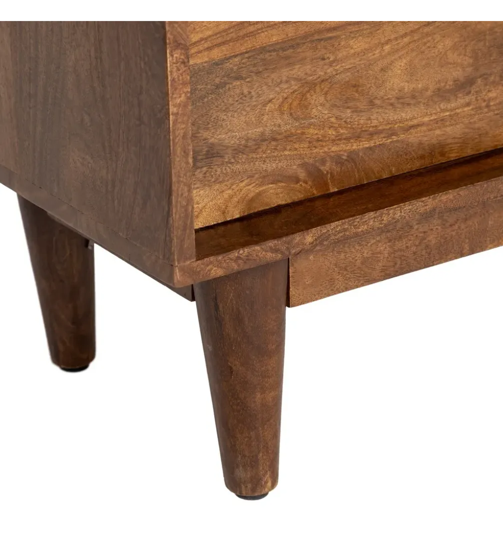 Komoda GARREL 70 cm drewno mango brązowa