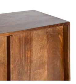 Komoda GARREL 90 cm drewno mango brązowa