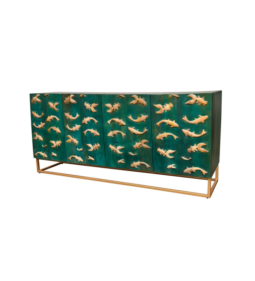 Komoda GIULIO 180 x 80 cm naturalna