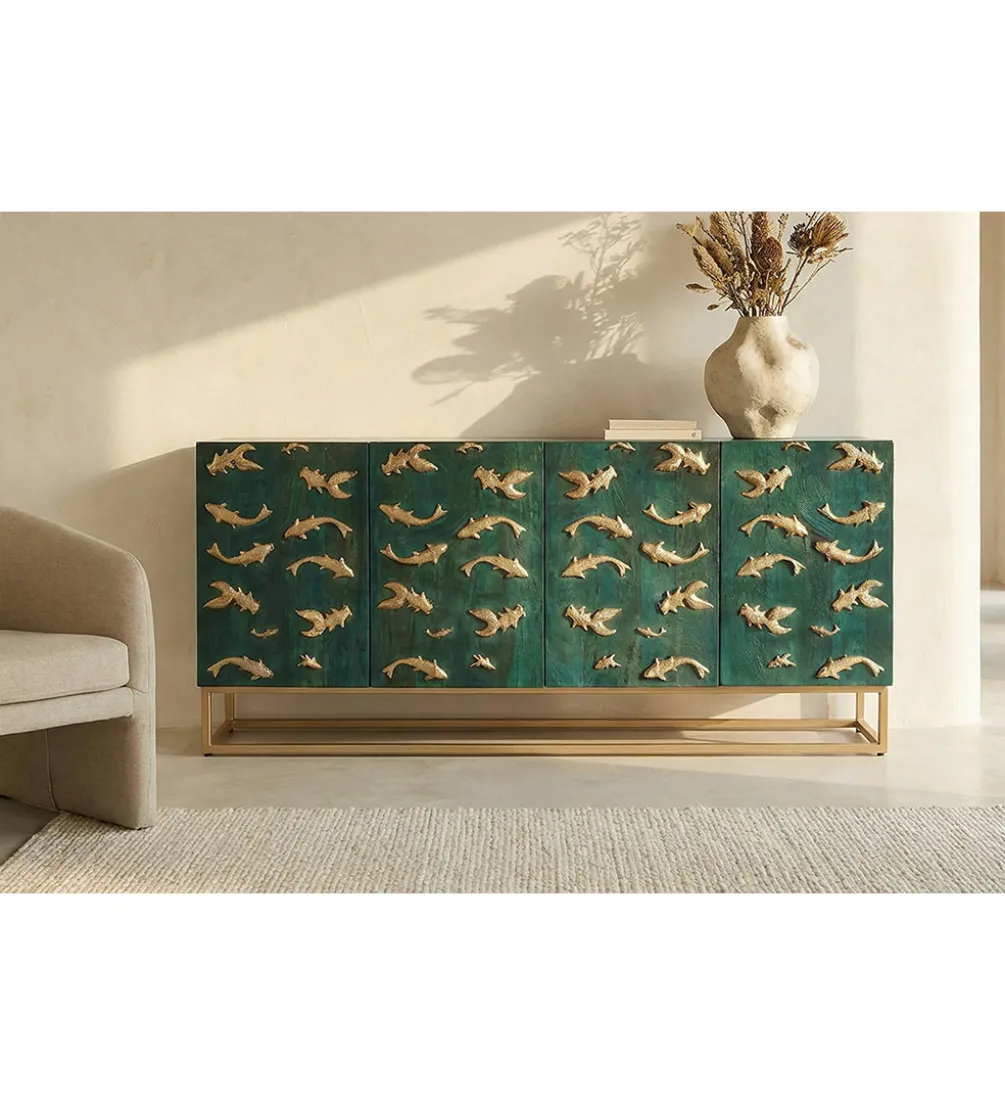 Komoda GIULIO 180 x 80 cm naturalna