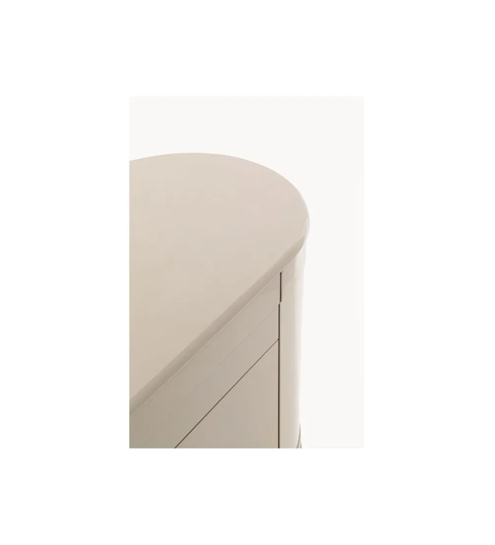 Komoda GLOSSY 160 x 76 cm taupe