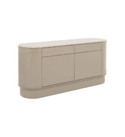 Komoda GLOSSY 160 x 76 cm taupe