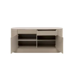 Komoda GLOSSY 160 x 76 cm taupe