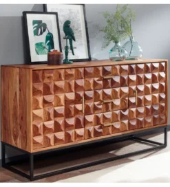 Komoda GOBIN 145 cm drewno sheesham