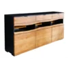 Komoda GRAND ACACIA 180 cm drewno akcja LED