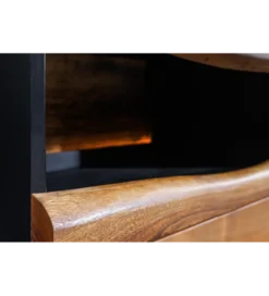Komoda GRAND ACACIA 180 cm drewno akcja LED