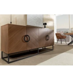 Komoda GRANDEZZA 180 cm kolor drewna orzecha