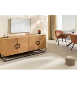 Komoda GRANDEZZA 180 cm kolor drewna dębu