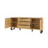 Komoda Halle 200 cm w optyce dąb wotan
