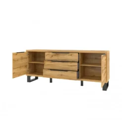 Komoda Halle 200 cm w optyce dąb wotan