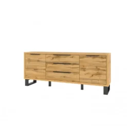 Komoda Halle 200 cm w optyce dąb wotan