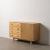 Komoda HOKON 130 cm drewno mindi
