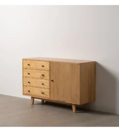 Komoda HOKON 130 cm drewno mindi