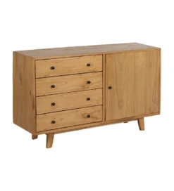 Komoda HOKON 130 cm drewno mindi