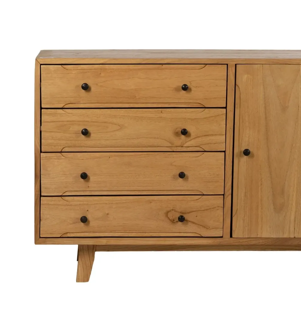 Komoda HOKON 130 cm drewno mindi