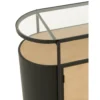 Komoda IVY 150 cm naturalna czarna