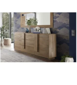 Komoda JUPITER 182 cm w kolorze dąb Mercure