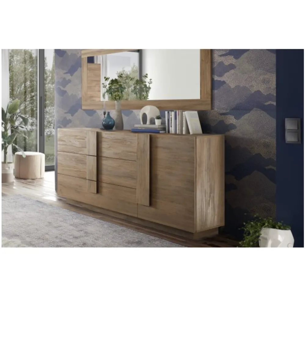 Komoda JUPITER 182 cm w kolorze dąb Mercure