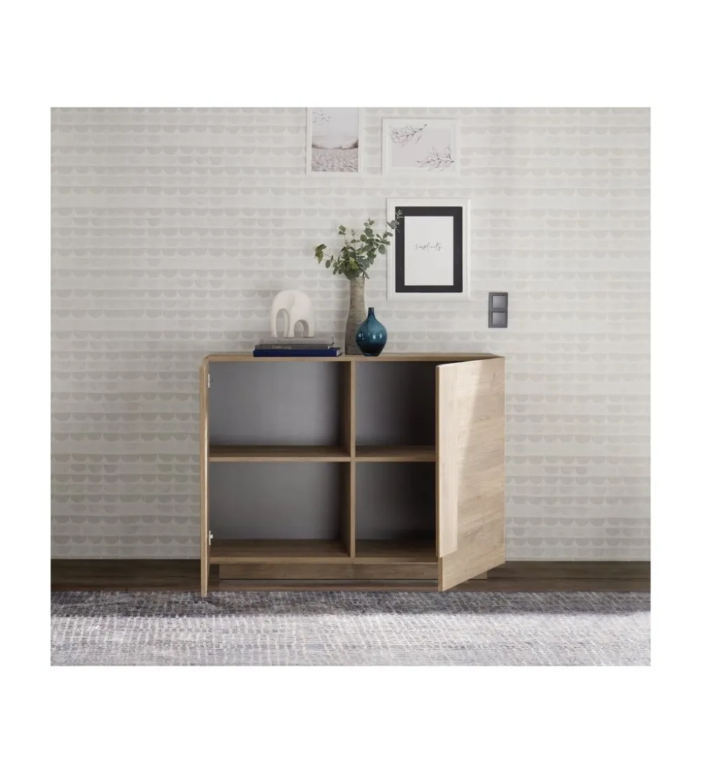Komoda JUPITER 120 cm w kolorze dąb Mercure