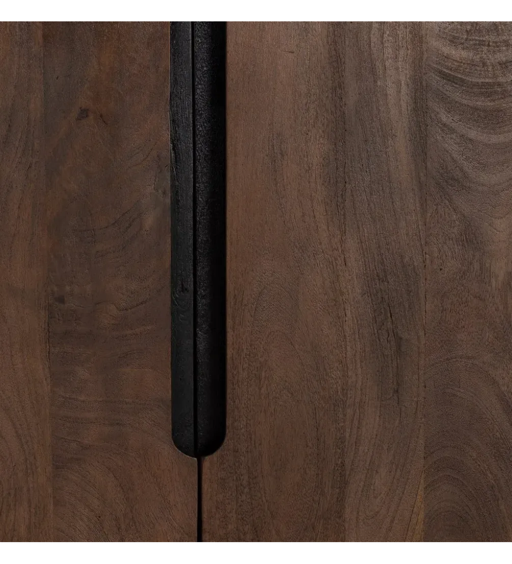 Komoda KILIAN 190 cm drewno mango brązowa