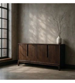 Komoda KILIAN 190 cm drewno mango brązowa