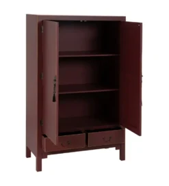 Komoda KOKOSIN 100 cm bordowy