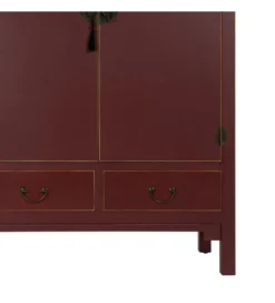Komoda KOKOSIN 100 cm bordowy
