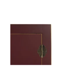 Komoda KOKOSIN 100 cm bordowy