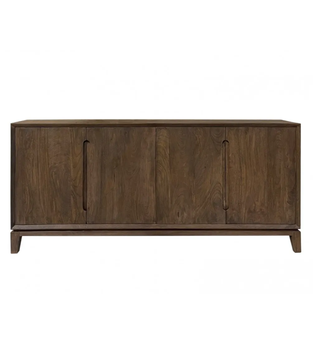 Komoda KORTE 190 cm drewno mango brąz