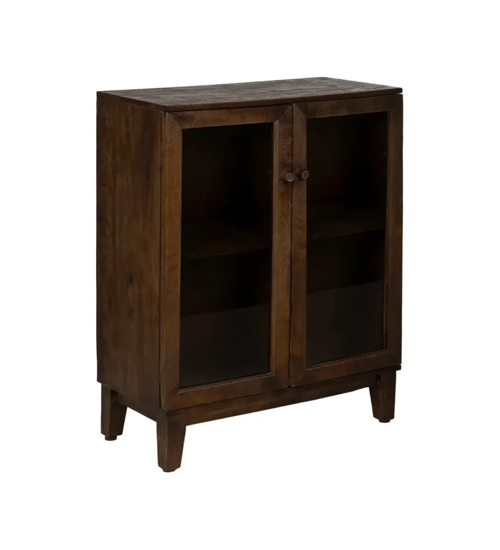 Komoda KOST 80 cm drewno mango brązowy