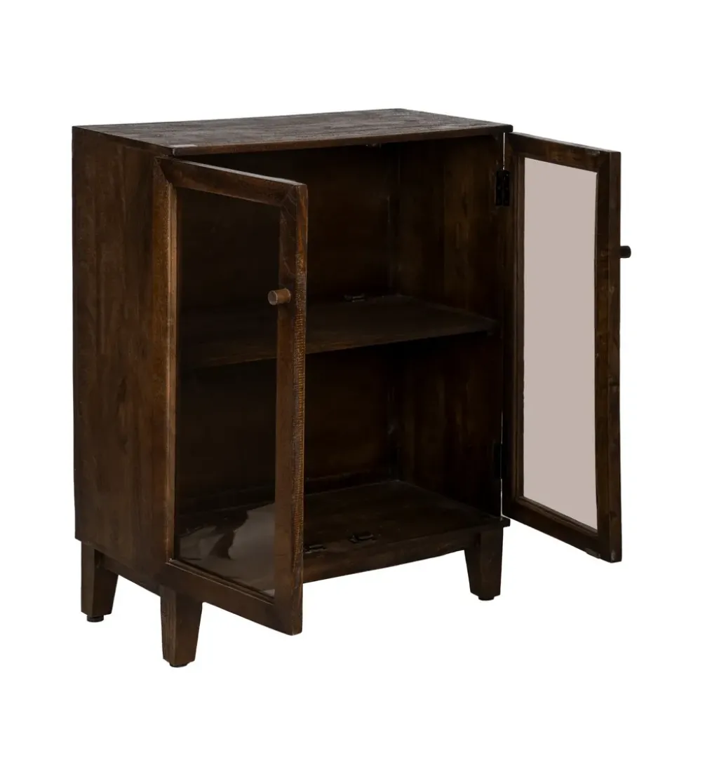 Komoda KOST 80 cm drewno mango brązowy