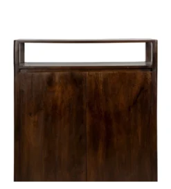 Komoda KURT 120 cm drewno mango ciemny brąz
