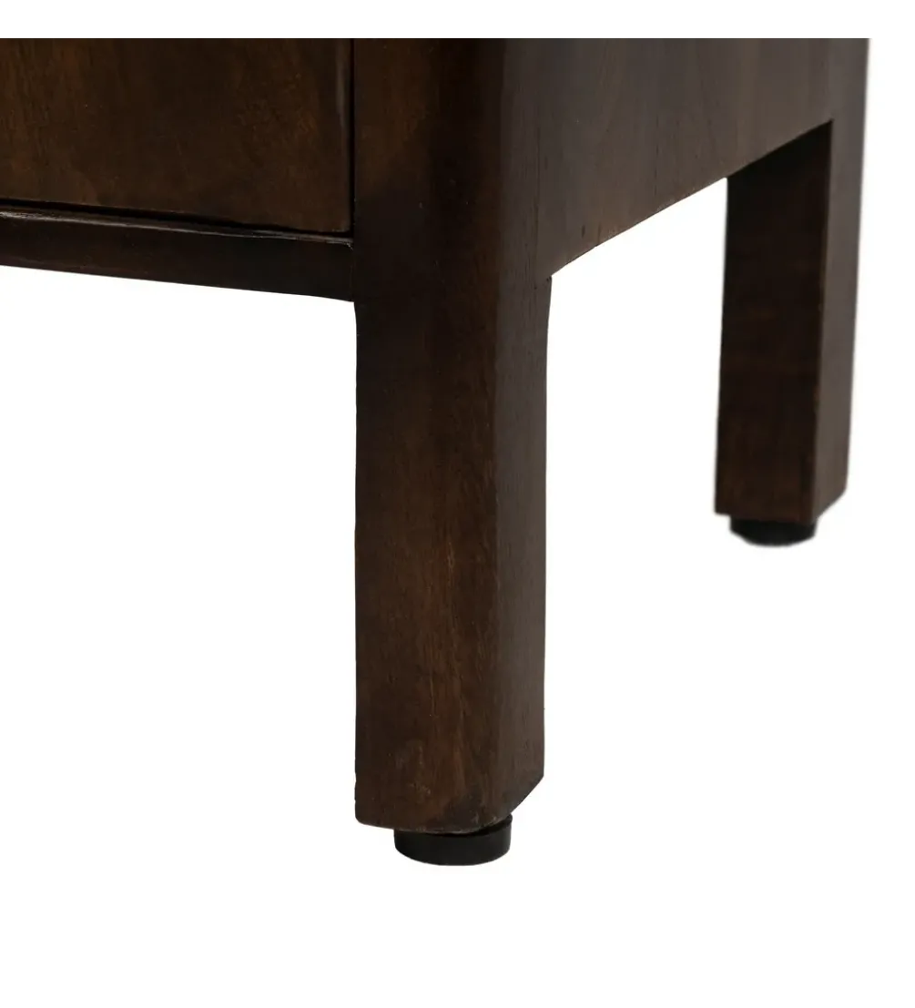 Komoda KURT 120 cm drewno mango ciemny brąz