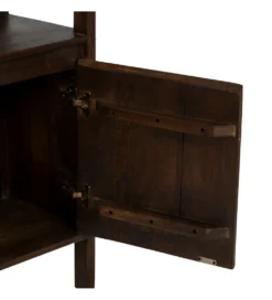 Komoda KURT 190 cm drewno mango ciemny brąz