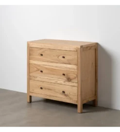 Komoda KUTYJU 90 cm drewno mindi