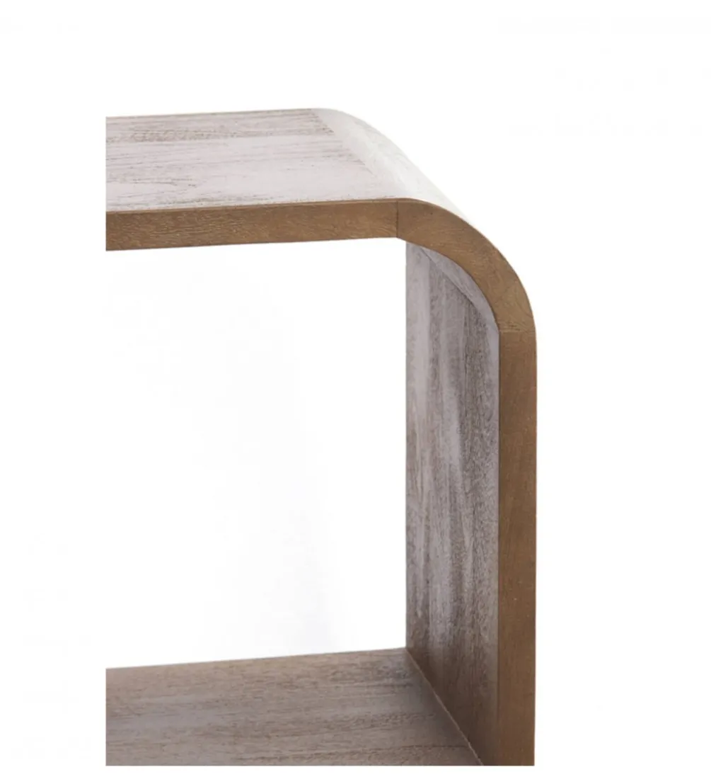 Komoda LABARE 140 cm drewno mango brązowa