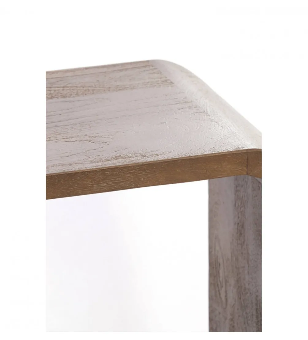 Komoda LABARE 140 cm drewno mango brązowa