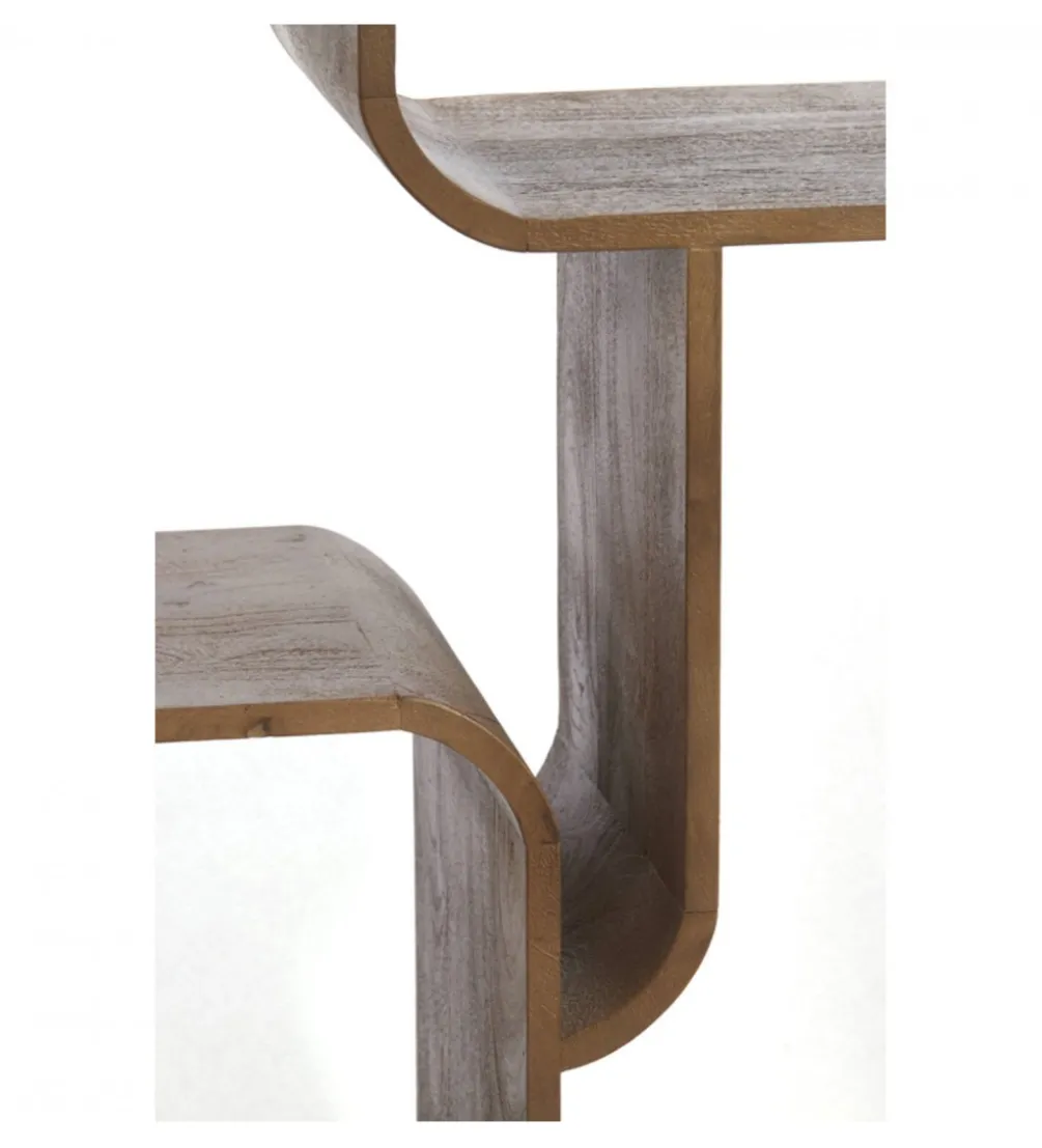 Komoda LABARE 140 cm drewno mango brązowa