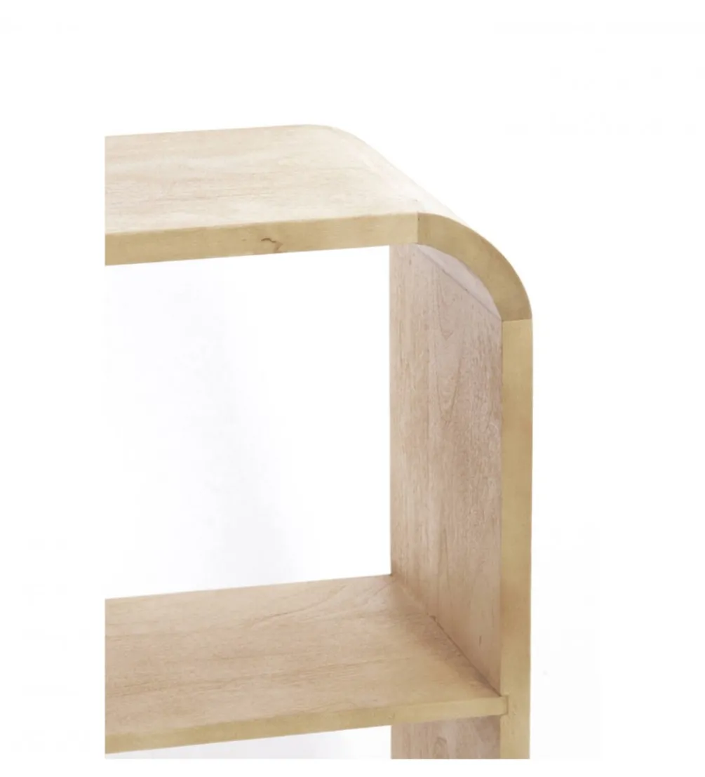 Komoda LABARE 140 cm drewno mango naturalna