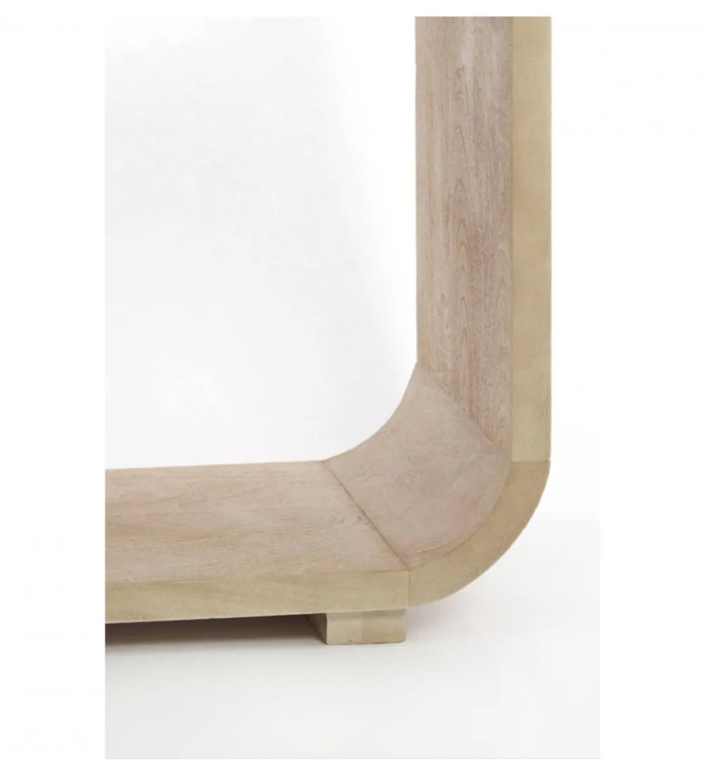Komoda LABARE 140 cm drewno mango naturalna