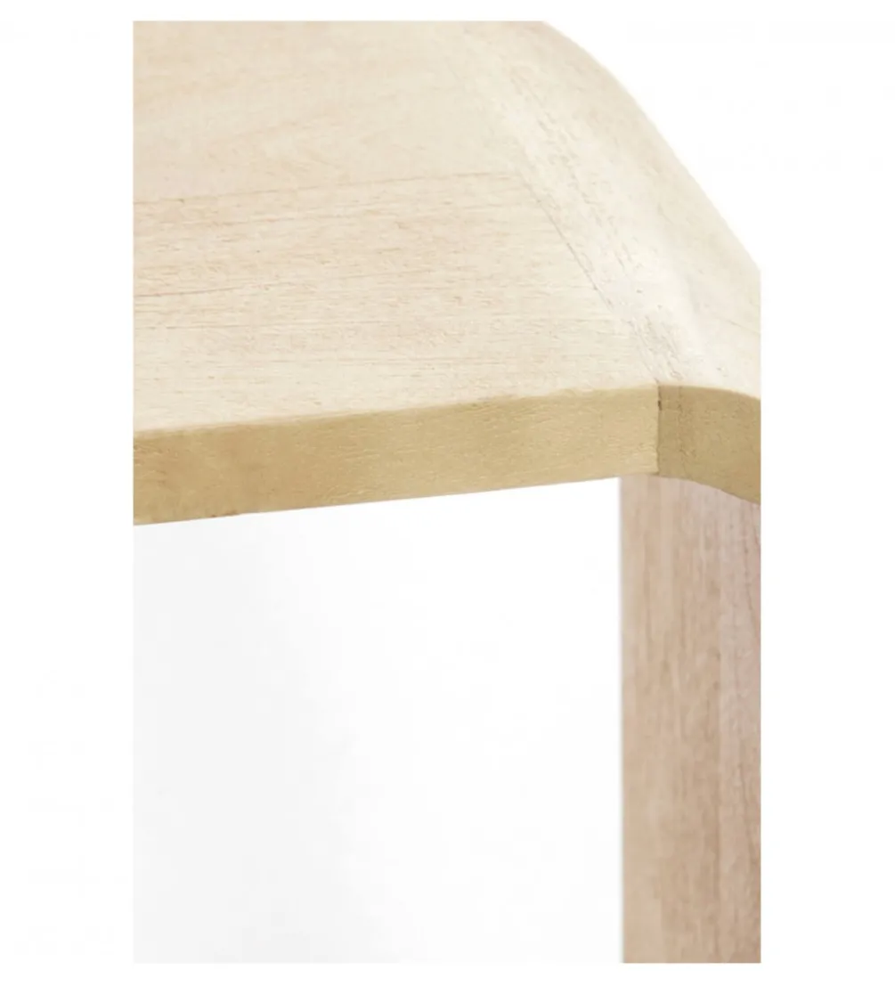 Komoda LABARE 140 cm drewno mango naturalna