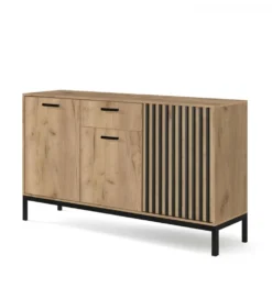 Komoda LAMINO 154 cm kolor naturalnego dębu