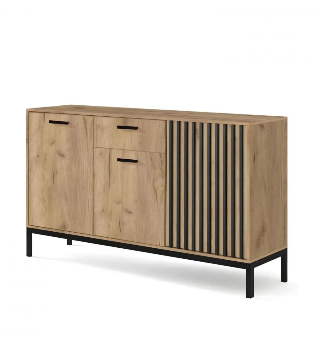 Komoda LAMINO 154 cm kolor naturalnego dębu