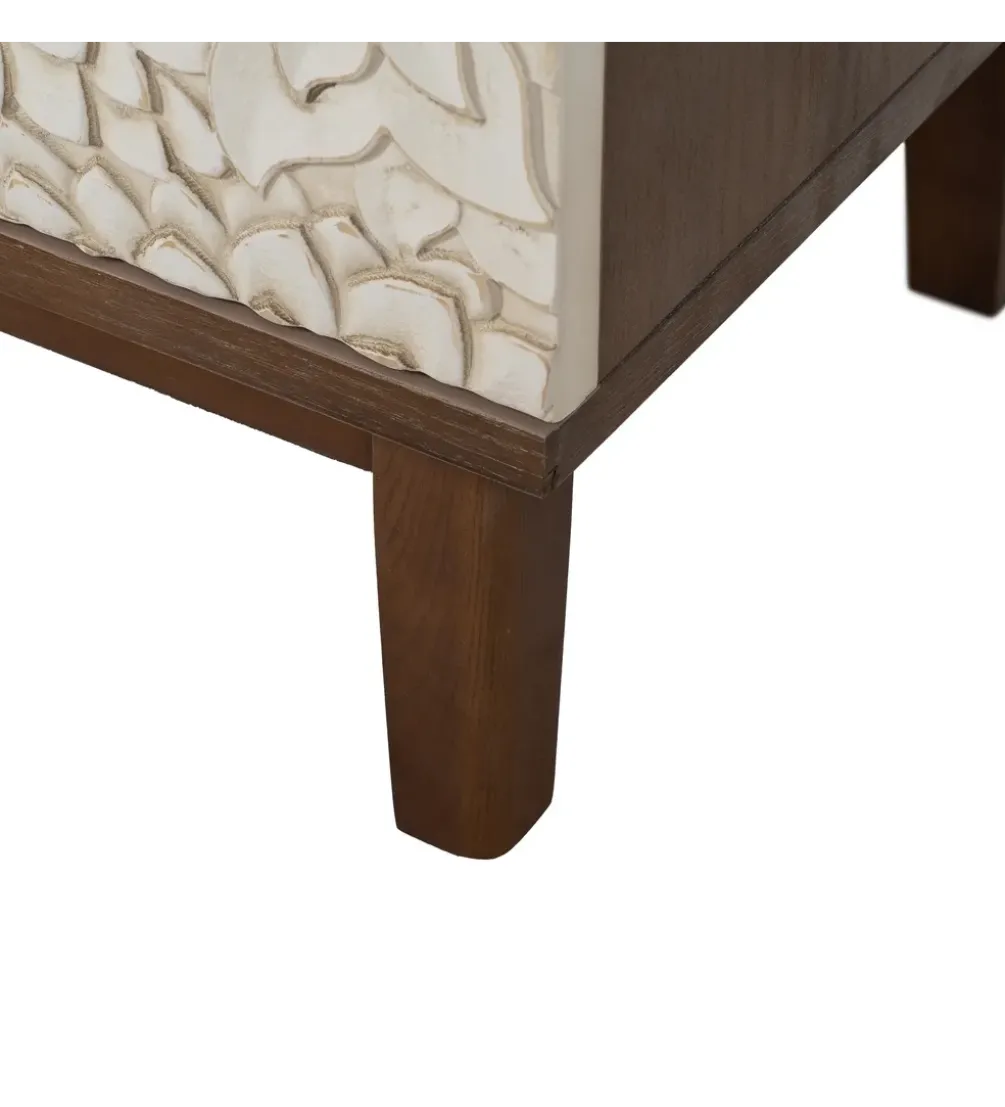 Komoda LAPUNA 80 cm drewno sosnowe