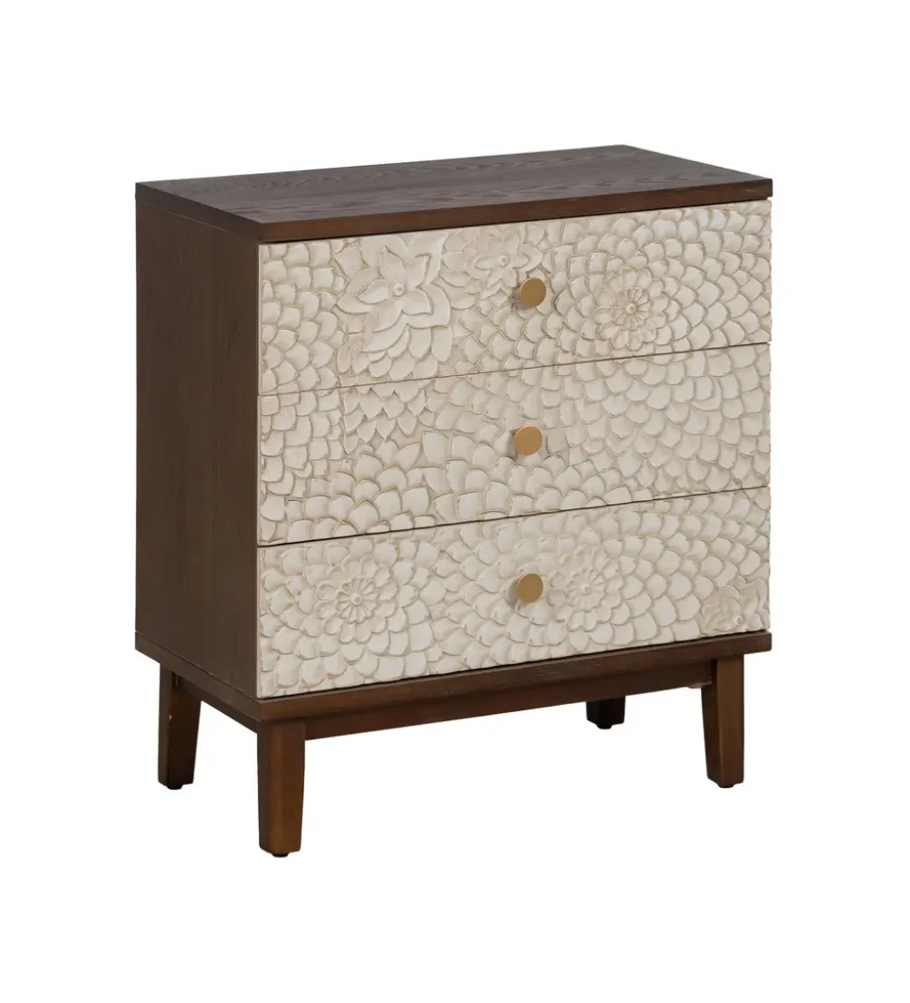 Komoda LAPUNA 71 cm drewno sosny